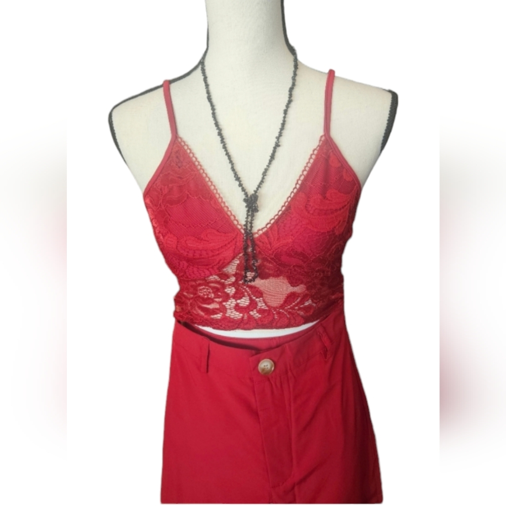 Red Pant and Cami Set - Picture 5 of 7